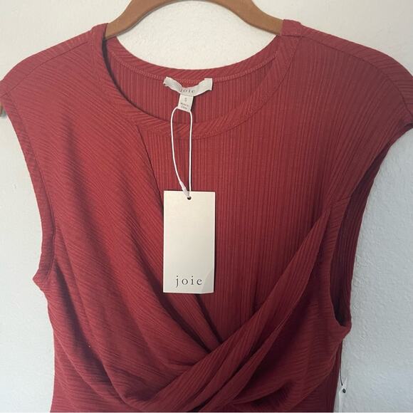 Revolve X Joie Eos Dress Teracotta Sepia Color NWT - Picture 4 of 9